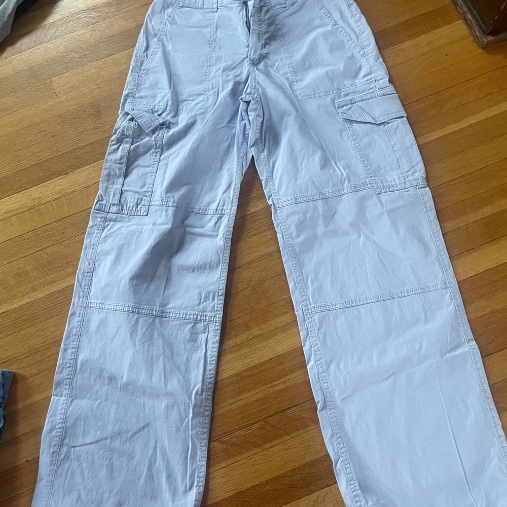 Hollister Women's Light Blue Wide Leg Pants
